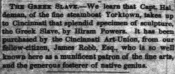 “The Greek Slave,” *Daily Picayune* (New Orleans), January 8, 1850, 2.